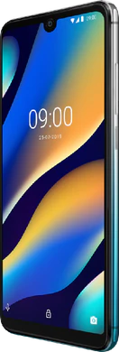 Wiko view 3 lite verde tapa delantera lado derecho