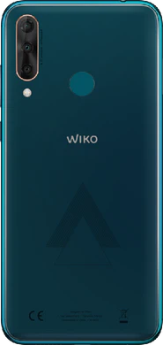 Wiko view 3 pro grøn bagside