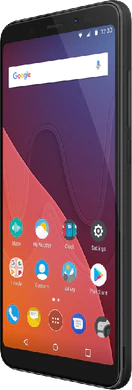 Wiko View black front right side