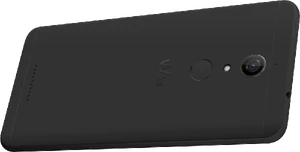 Wiko View black back flipped tilted ed