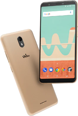 Wiko View Go goud overzicht