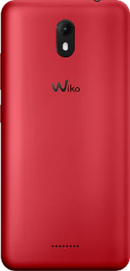 Wiko View Go rood achterkant