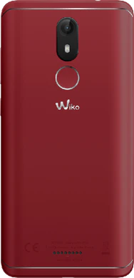 Wiko View Lite rood achterkant