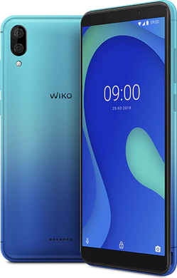 Wiko Y80 blauw overzicht