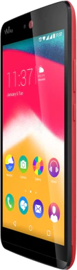 Wiko Rainbow Jam corail voorkant rechterzijkant