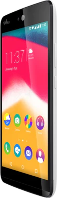 Wiko Rainbow Jam wit voorkant rechterzijkant