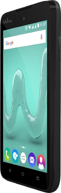 Wiko Sunny nero copertina frontale lato destro