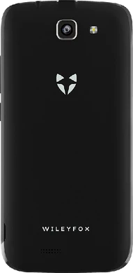 WileyFox Pro zwart achterkant