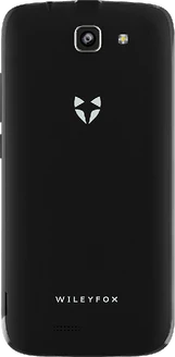 WileyFox Pro zwart achterkant