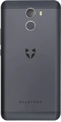WileyFox Swift 2X blauw achterkant