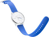 Withings Move ECG blauw voorkant linkerzijkant geopend