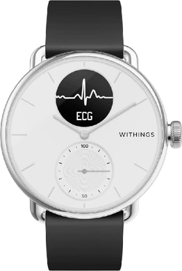 Withings Scanwatch 38mm wit voorkant