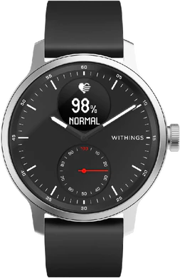 Withings Scanwatch 42mm zwart voorkant