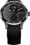 Withings Scanwatch 42mm zwart voorkant onderkant gesloten