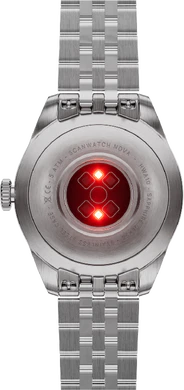 Withings ScanWatch Nova Brilliant Edition titanium hopea takapuoli