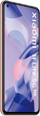 Xiaomi 11 Lite 5G NE pink front vänster sida