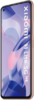 Xiaomi 11 Lite 5G NE pink front höger sida
