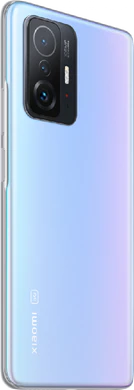 Xiaomi 11T blau Rückseite rechte Seite