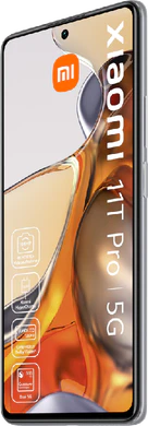 Xiaomi 11T Pro white front right side
