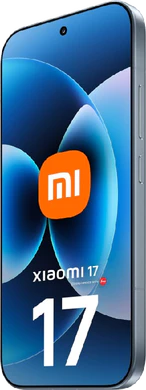 Xiaomi 17 blue front right side