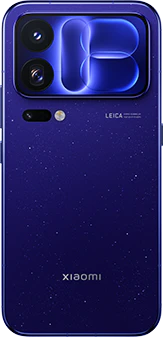 Xiaomi 18 Pro Max blauw achterkant
