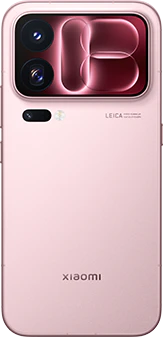 Xiaomi 18 Pro Max pink achterkant