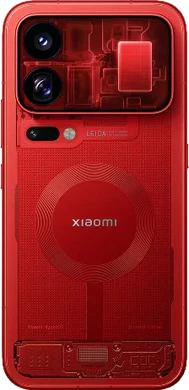 Xiaomi 18 Pro achterkant rood