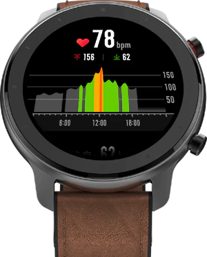 xiaomi Amazfit GTR 42mm couverture en bas brun