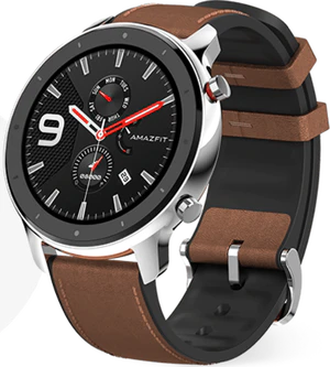 xiaomi Amazfit GTR 42mm couverture à droite brun