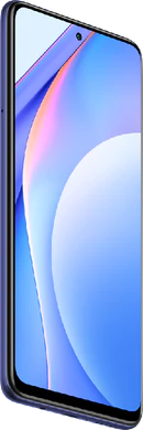 Xiao Mi Mi 10T Lite blue front left side bottom