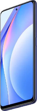 Xiao Mi Mi 10T Lite blue front right side bottom