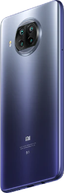 Xiao Mi Mi 10T Lite blue back left side bottom