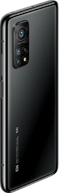Xiao Mi Mi 10T Pro black back right side top