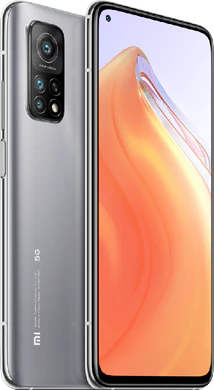 Xiao Mi Mi 10T zilver overvidew