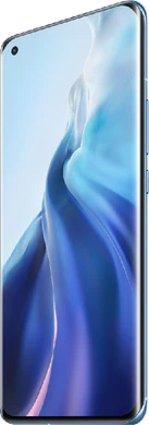 Xiao Mi Mi 11 blu copertina frontale lato destro