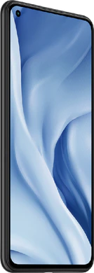 Xiao Mi Mi 11 Lite 5G zwart voorkant linkerzijkant