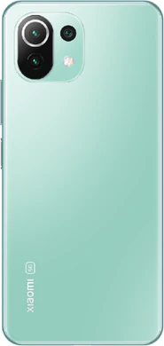 Xiao Mi Mi 11 Lite 5G groen achterkant