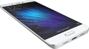 Xiao Mi Mi 5 white front left side bottom