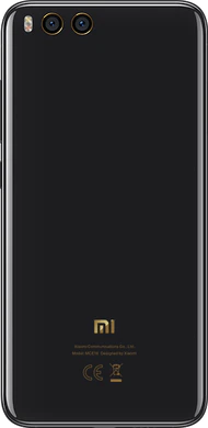 Xiao Mi Mi 6 cera Mi c zwart achterkant