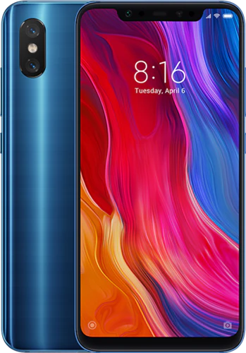 Xiao Mi Mi 8 overzicht blauw