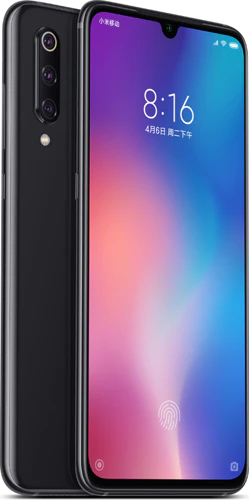 Xiao Mi Mi 9 zwart overzicht