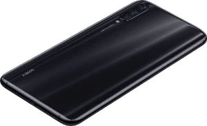 Xiao Mi Mi 9 Lite zwart achterkant linkerzijkant onderkant schuin