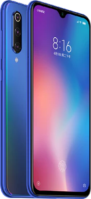 Xiao Mi Mi 9 SE blauw overzicht
