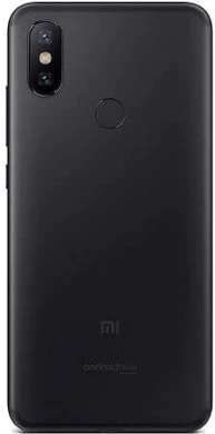 Xiao Mi Mi A2 schwarz Rückseite