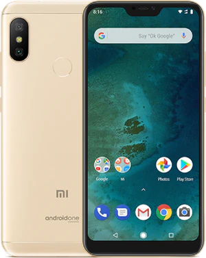 Xiao Mi Mi A2 Lite panoramica oro