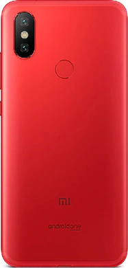 Xiao Mi Mi A2 rot Rückseite