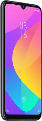 Xiao Mi Mi A3 zwart voorkant linkerzijkant