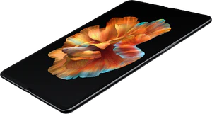 Xiao Mi Mi Mi x fold zwart schuin binnenkant geopend