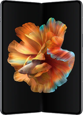 Xiao Mi Mi Mi x fold zwart binnenkant schuin geopend