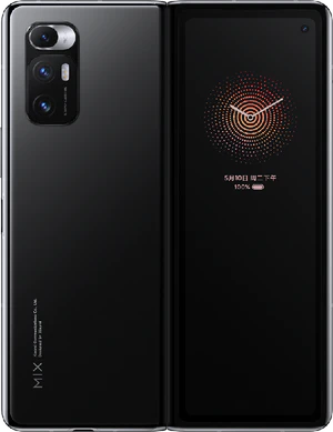 Xiao Mi Mi Mi x fold zwart buitenkant geopend